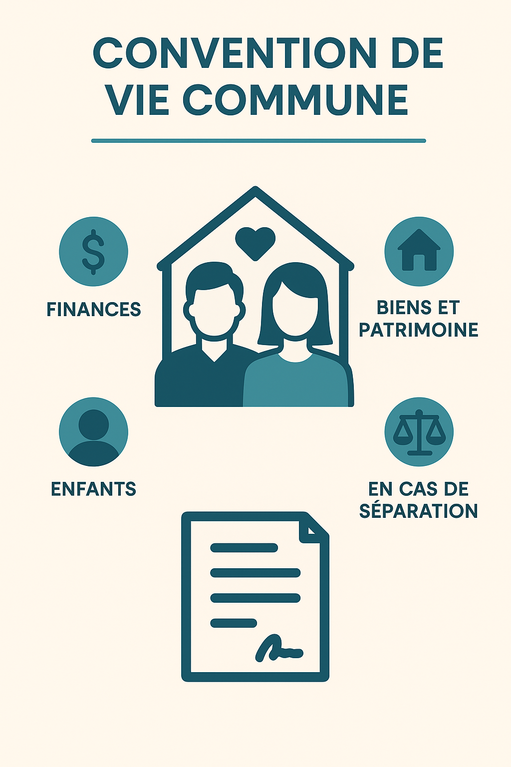 La convention de vie commune