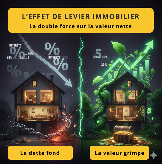 L’impact de l’immobilier sur la valeur nette
