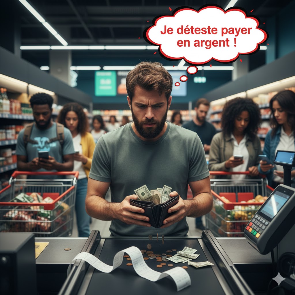 Payer en argent (comptant)