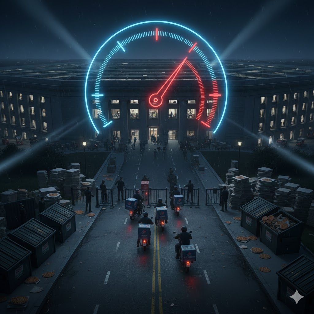 Le Pentagon Pizza Report