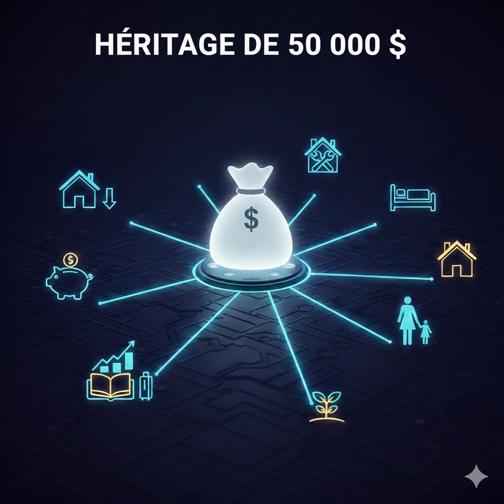 Héritage de 50 000 $ : Vos stratégies préférées !