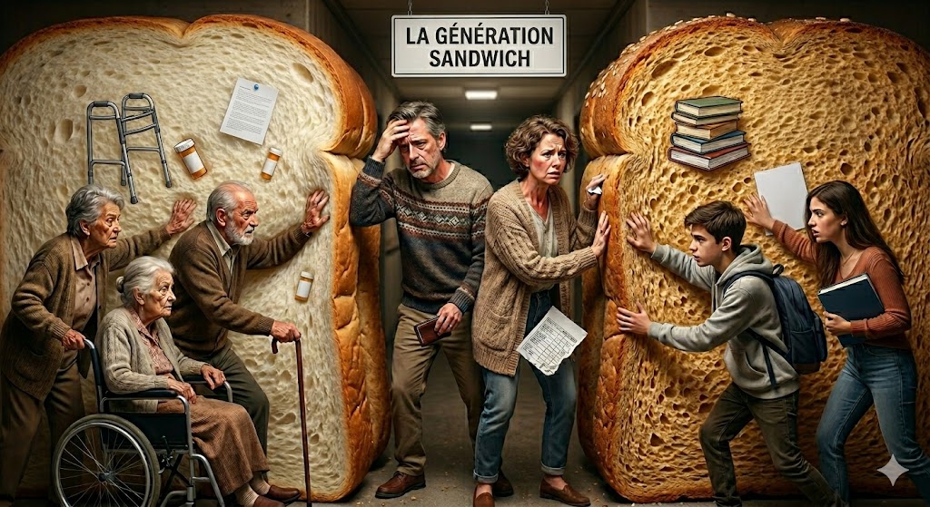 La génération sandwich