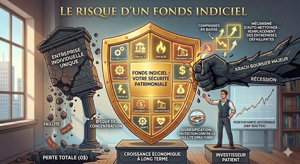 Le risque d’un fonds indiciel