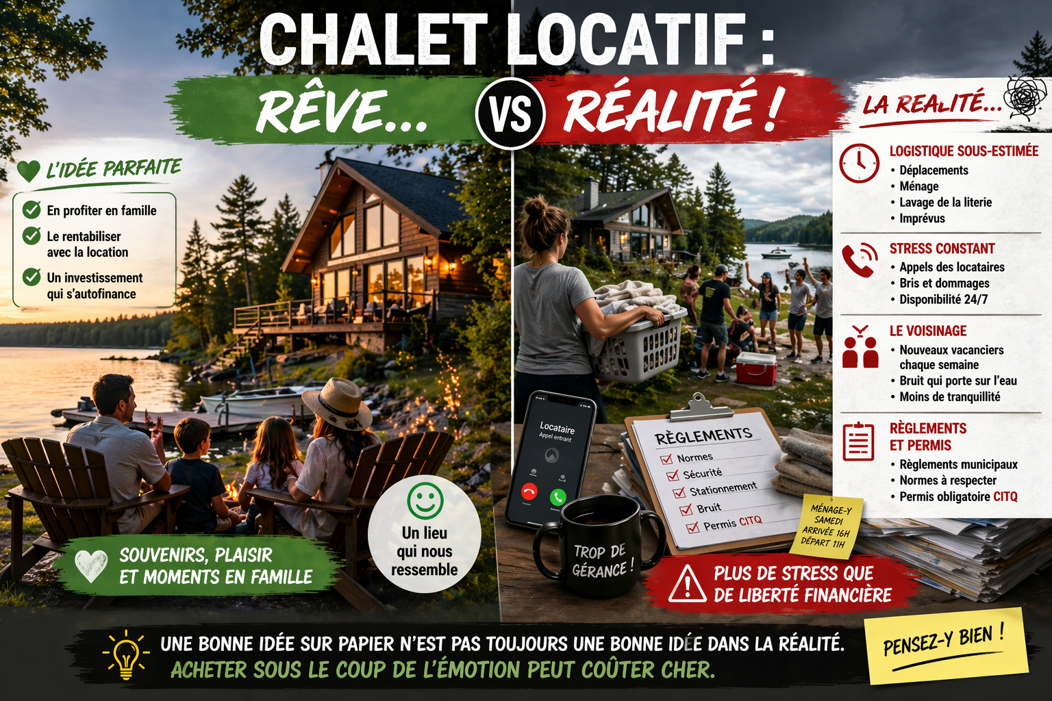 Chalet : notre plus grande erreur…