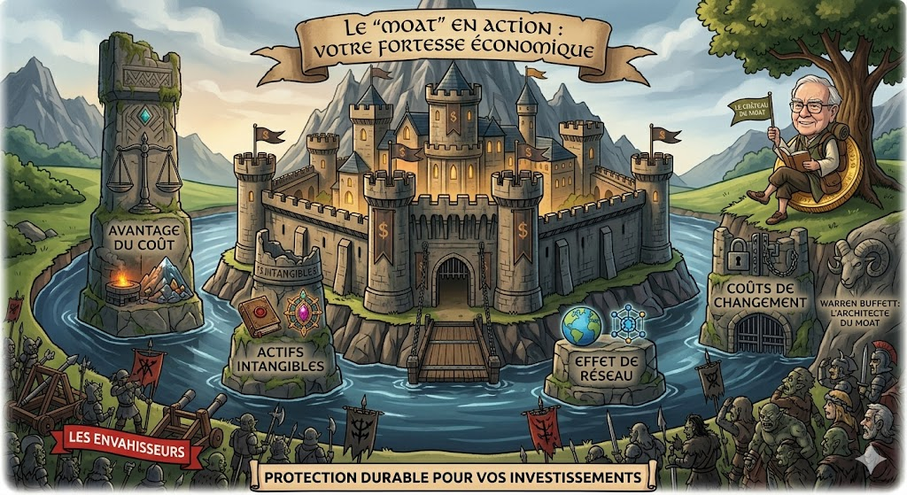 Le moat en bourse
