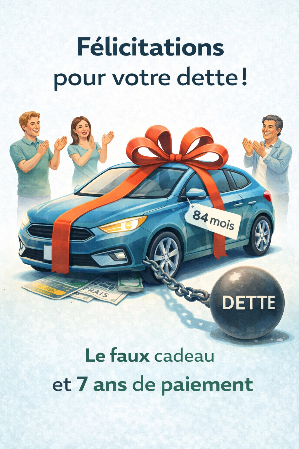 Félicitations pour votre dette !