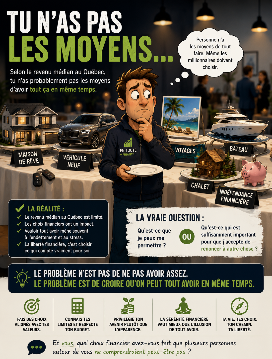 Tu n’as pas les moyens…