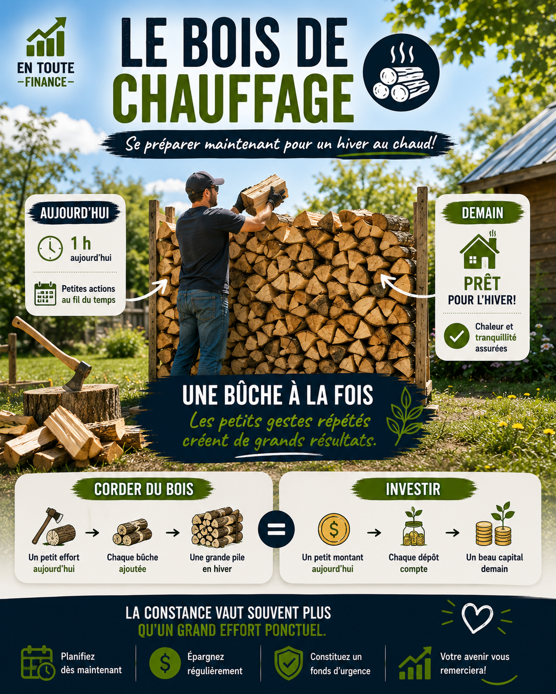 Le bois de chauffage