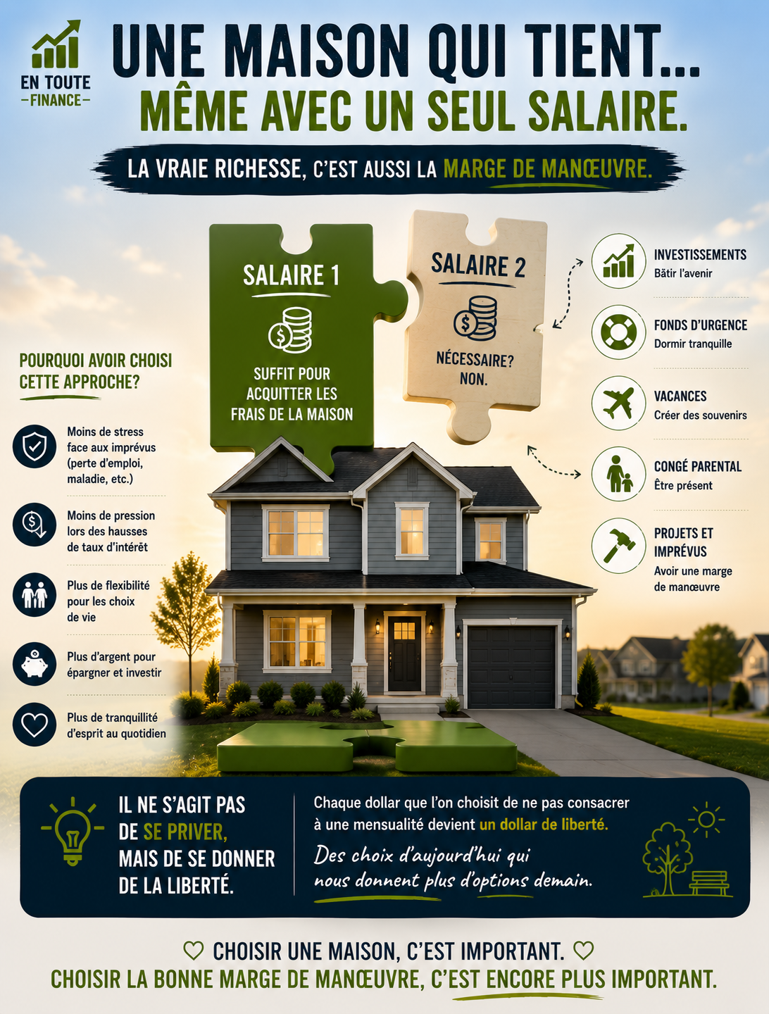 Vivre sur un seul salaire