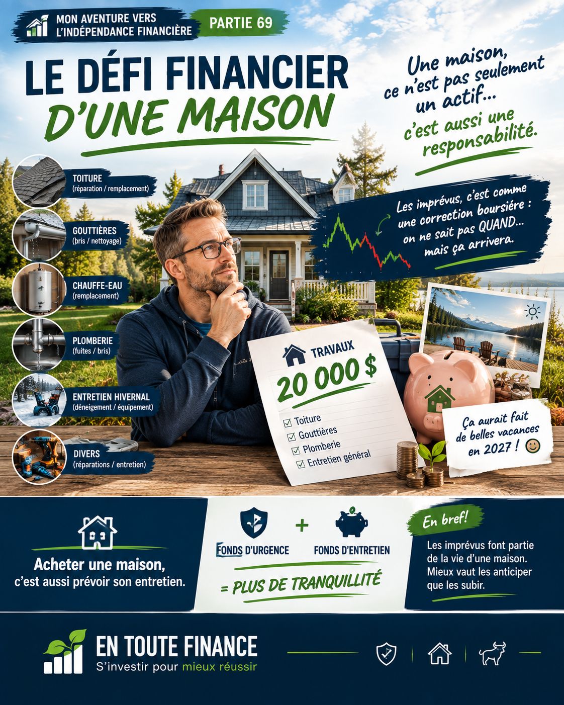 Le défi financier d’une maison