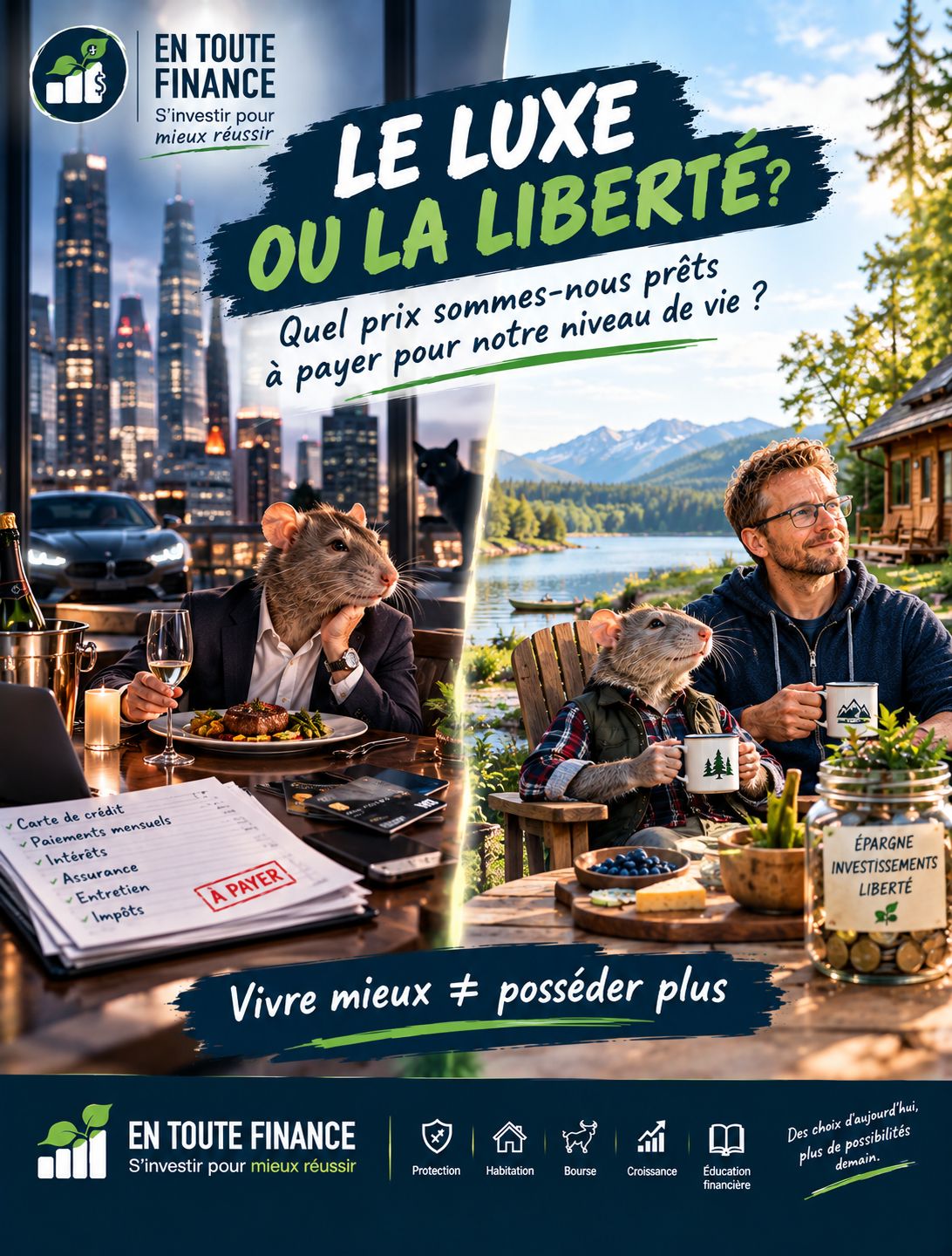 Le rat des villes ou le rat des champs?