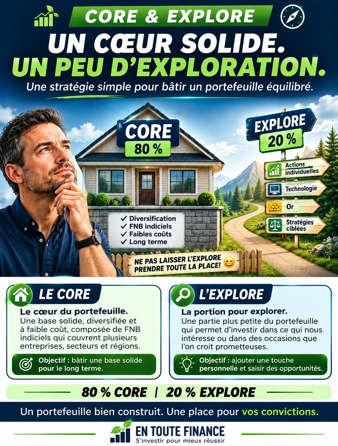 Le « Core and explore investing »